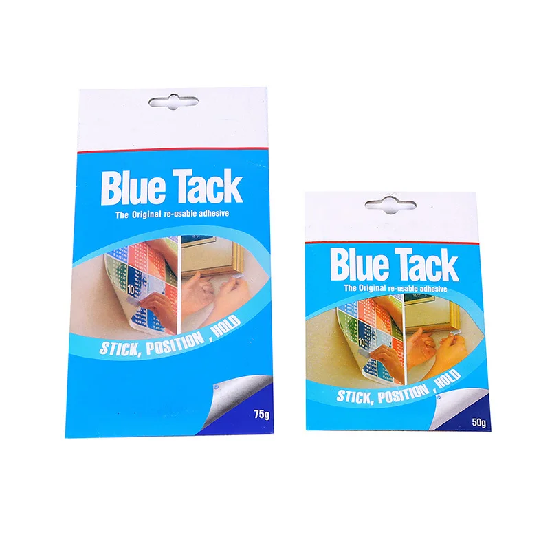Blue Tack Reusable Adhesive Putty Sticky Tack Non-Toxic Removable Wall Safe Tack Putty for Poster Photo Frames Party Supplies