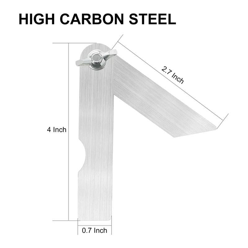 Sliding T-Bevel Gauge Protractor 4 Inch Mini Bevels Angle Adjustable Carpenter Bevels Finder For Woodworking 3