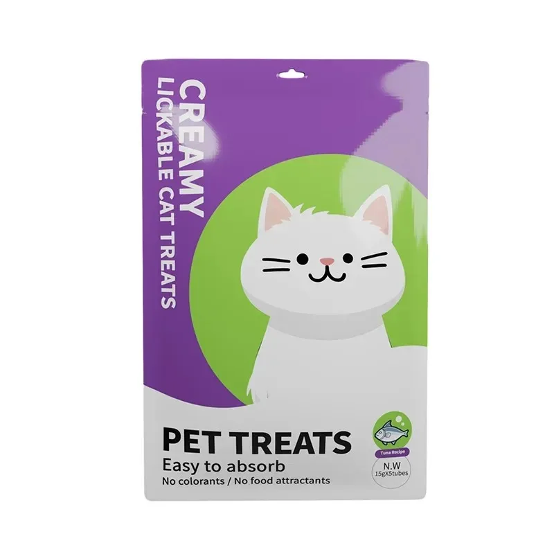 Cat Wet Food Large Capacity 75gX20bags Cat Snacks Cat Wet Food Chicken+Scallop Tuna Salmon Pet Wet Food Pet Accessories Supplies cat wet food