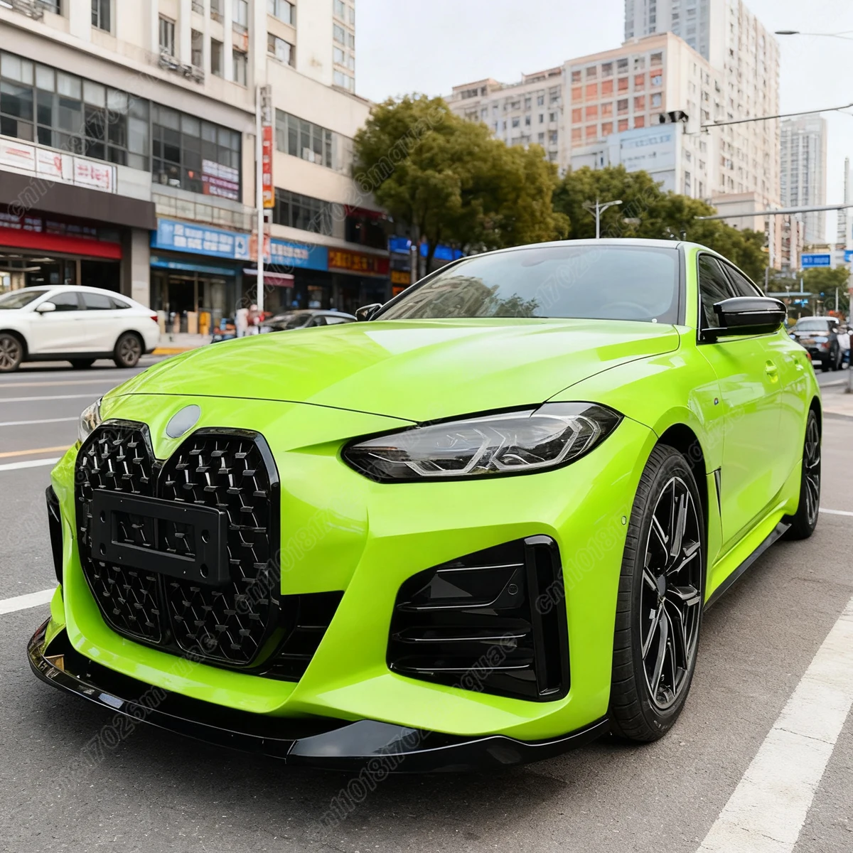 BMW 4 시리즈 G24 G26 420i 430i I4 M50 2020 2021 2022 2023 2024 2025 자동차 앞 범퍼 스포일러 립 장식 액세서리 키트