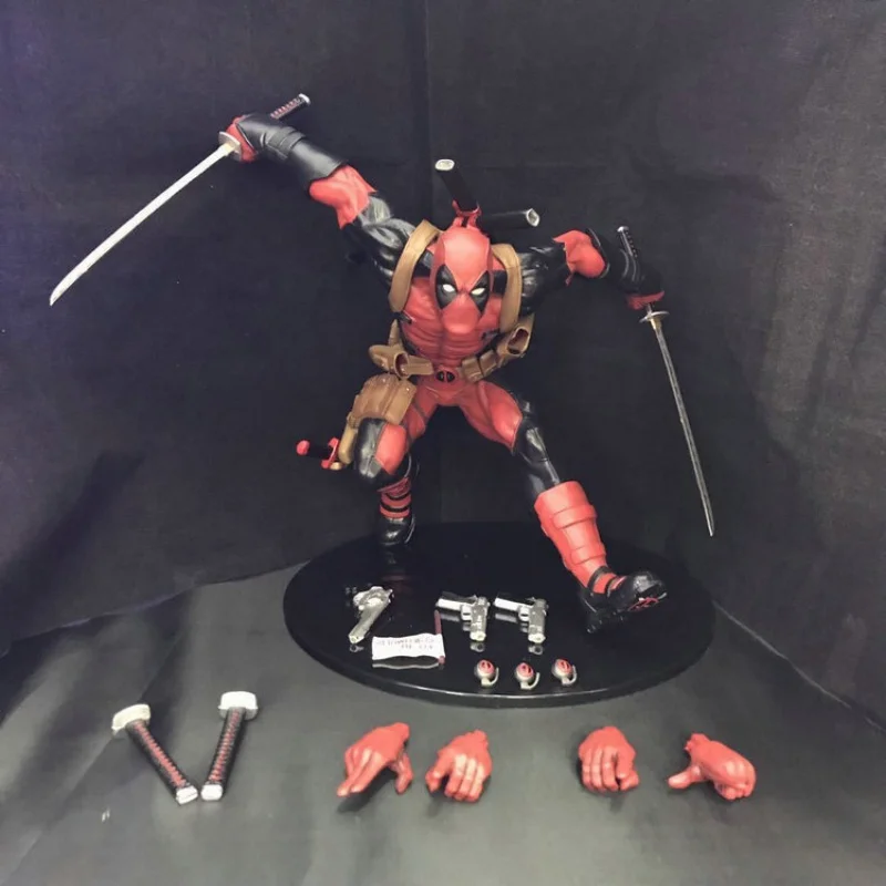 thumbnail image 1 of Figura de acción de anime Marvel Deadpool Los Vengadores X-men Wade Winston Wilson Colección de escritorio Modelo Figura Juguetes Regalos, 1 of 5