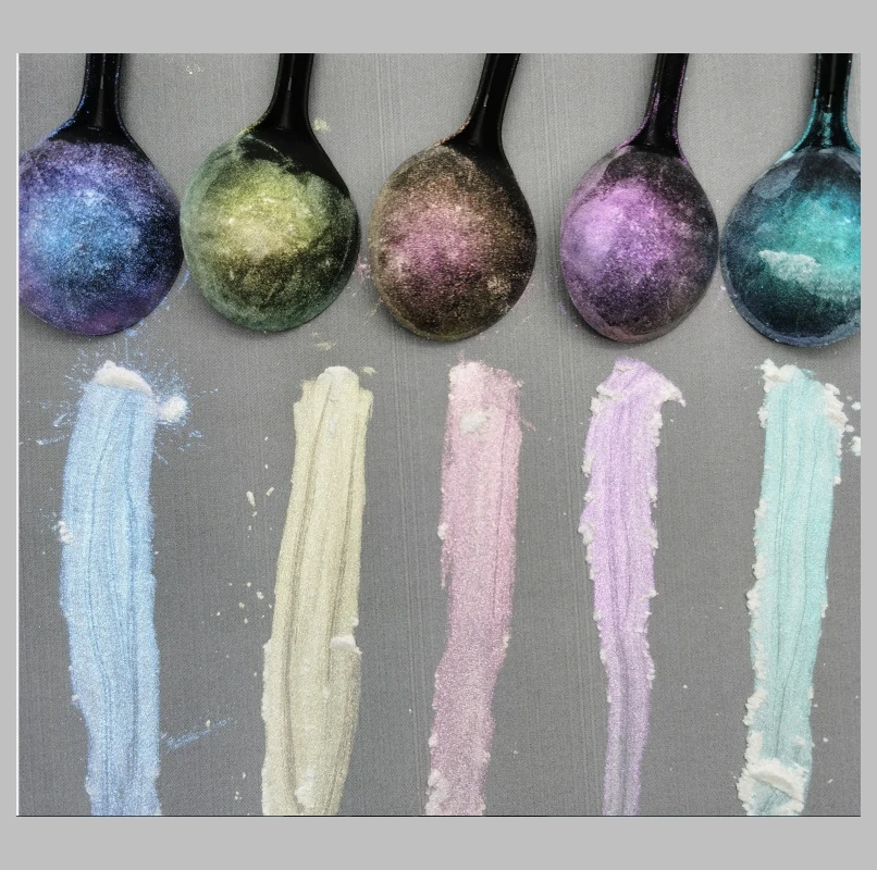 Magic Polarized Symphony Mermaid Pearl Mica Car Paint Color Cosmetics Eyeshadow Soap Dye Diamond Pigment Nail Glitter Dust