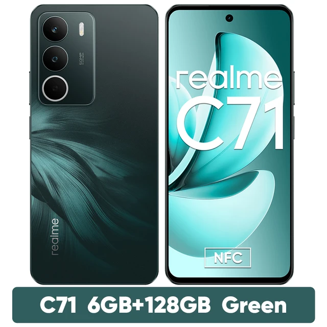 realme C71 6GB RAM + 128GB ROM 新商品未満使い Realme C71 6GB+128GB WHITE Dual SIM Unlocked Global Ver. Android