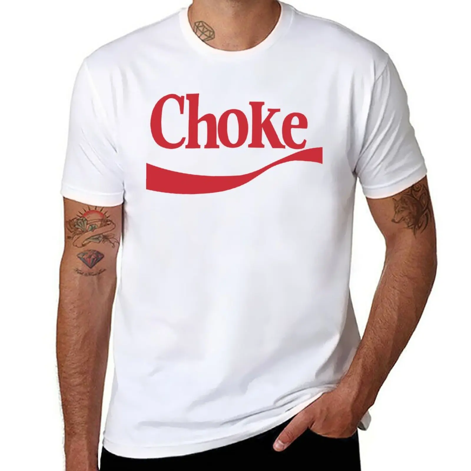 

New Choke T-Shirt customized t shirts cute clothes Tee shirt summer clothes mens graphic t-shirts