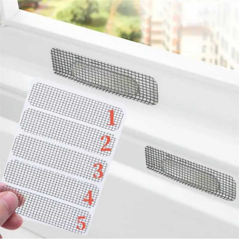 Window Door Screen Repair Patch Adhesive Repair Kit 5/10/15/20PCS window screen repair tape mosquito net anti mosquito screens mosquito gauze mesh window screen
