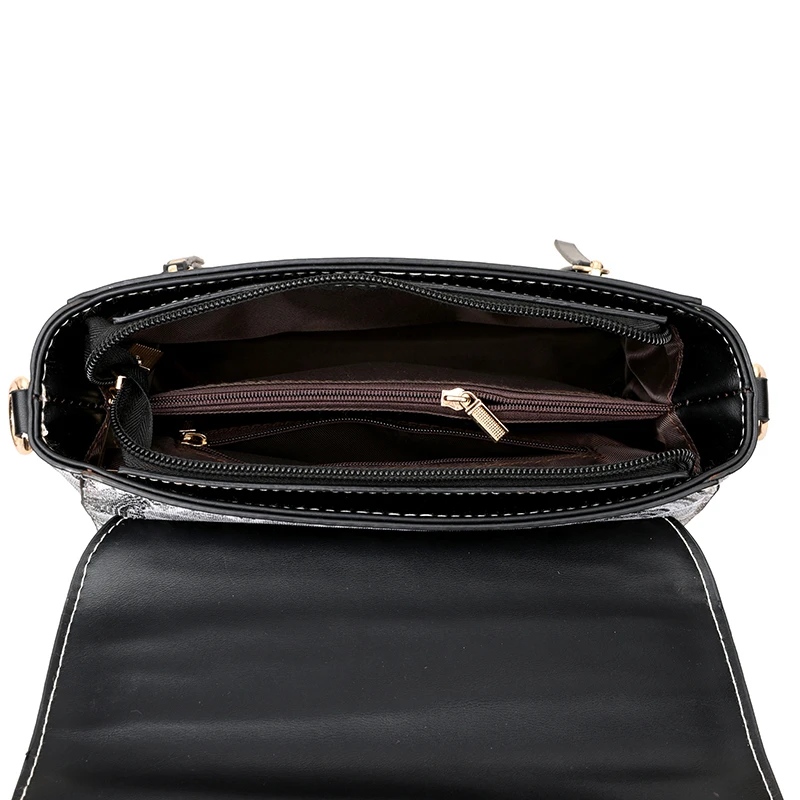 حقيبة يد نسائية جديدة مطرزة بألوان متناغمة، متعددة...