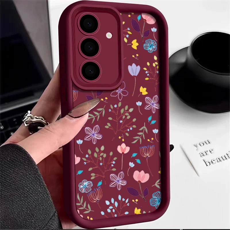 Floral Print TPU Case - Elegant Phone Cover