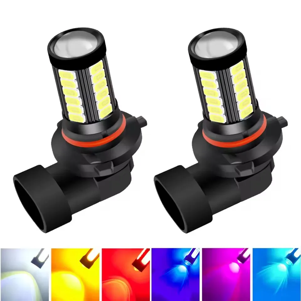 2개입 H11 H8 9006 HB4 9005 HB3 PSX24W H16 EU JP PSX26W P13W 고품질 5730 LED 자동차 램프 안티 포그 라이트 전구 화이트 12V
