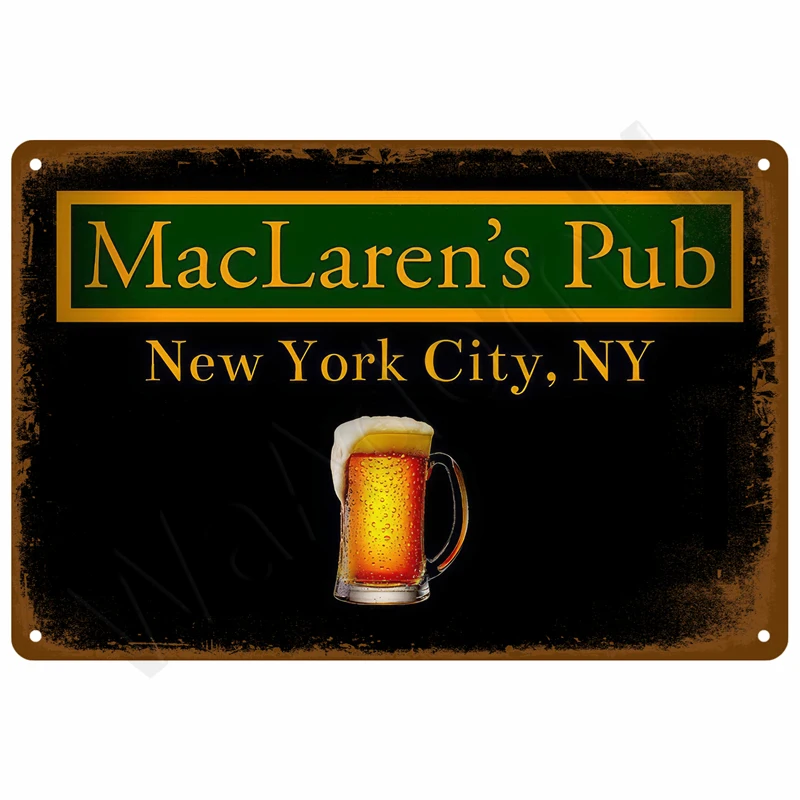 Vintage Retro Metal Wall Sign 4