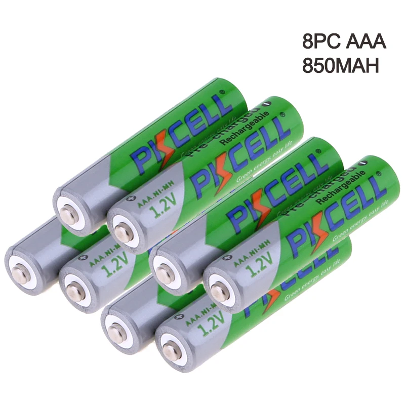 2/4/8/12/28/50Pcs PKCELL AAA Battery 3A 1.2V Ni-MH AAA Rechargeable Battery Batteries low self discharging aaa Batteries 850mAh