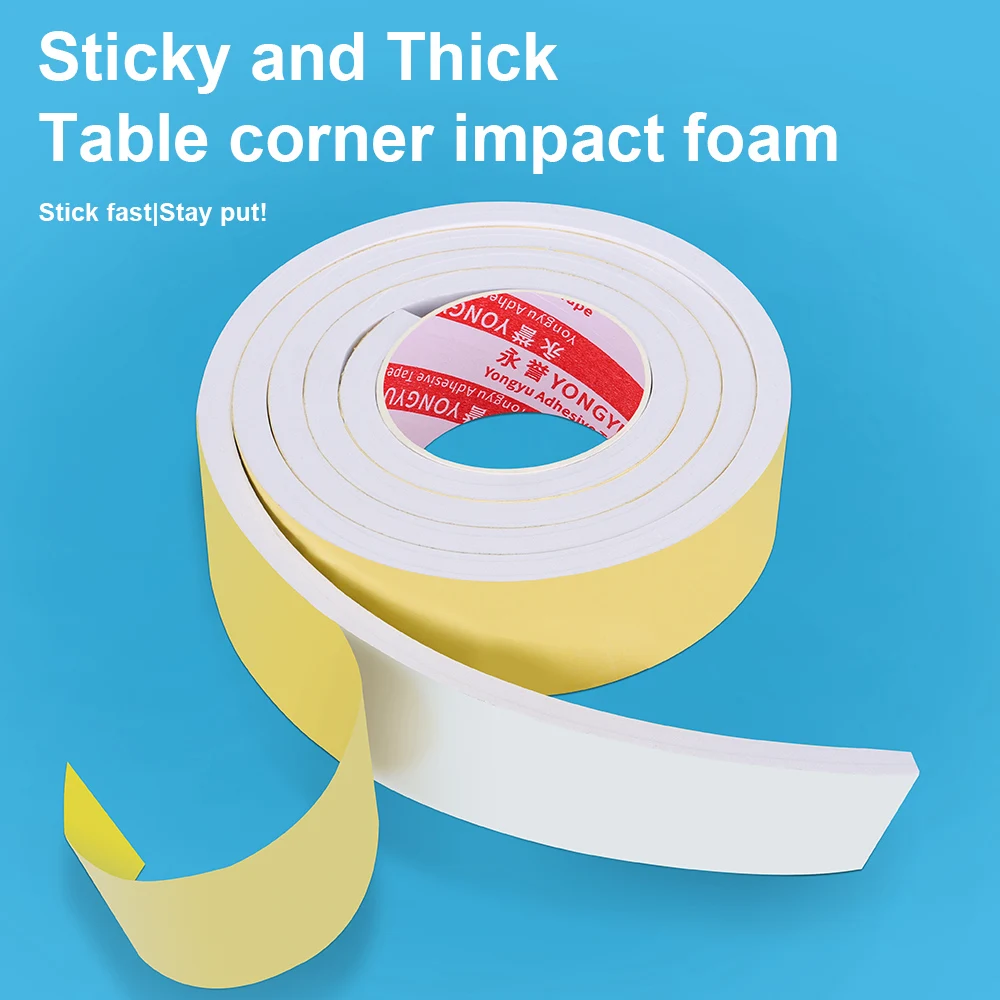 Single Side White Foam Eva Tape Anti-Collision Buffer Door And Window Windshield Car Sound Insulation Seal Foam Waterproof Shock single sided foam tape eva sponge tape