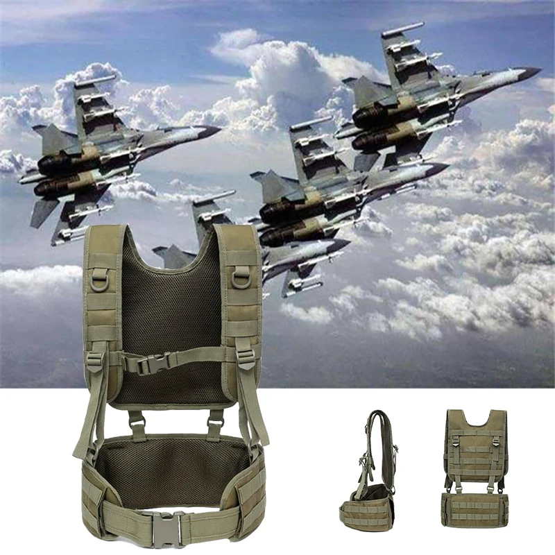 

Mens Tactical Vest Molle Military Adjustable Anti-backstab Belt Indoor Outdoor CS WarGame Protective Vest Military Equipment