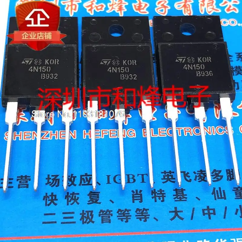 

4N150 STFW4N150 TO-3PF 1500V 4A New Original Stock Power chip