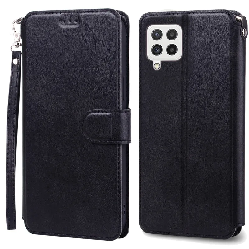 A22 5G Case For Samsung Galaxy A22 Case A225F Leather Wallet Flip Case For Samsung A22 5G Case A226B Silicone Cover Coque Fundas 2