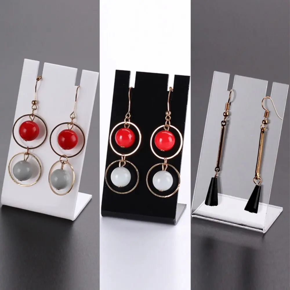 

5PCS DIY Jewellery Display Black/White/Transparent Organizer Fashion Display Rack Tabletop Shelf