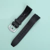 Quality Fluoro Rubber Watch Strap 18mm 19mm 20mm 21mm 22mm 24mm Sport Watchband Black Green Wristband With Quick Release Band 5
