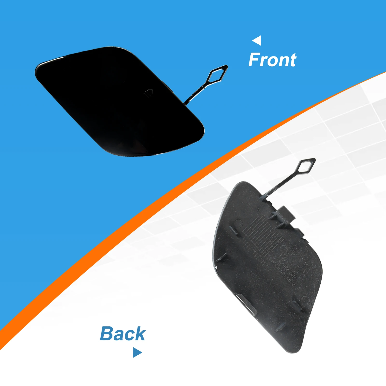Rear Bumper Tow Hook Cover For Mercedes-Benz C-Class W205 C180 C350 2014 2015