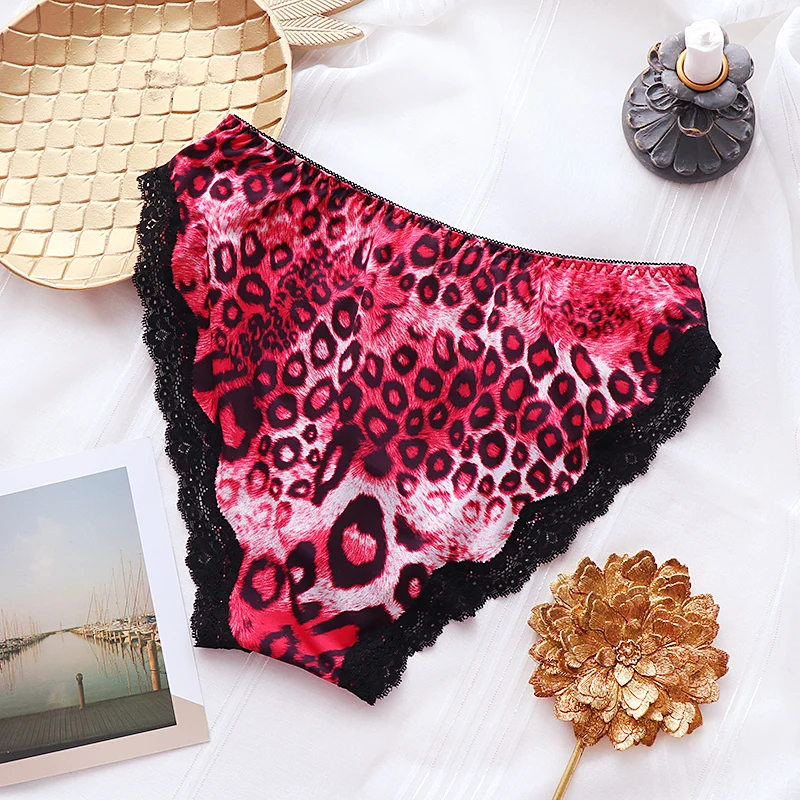 New Men's Underwear U Convex Bag Hip Sexy Leopard Print Bikini Men's Briefs Comfortable Breathable Quality Male Panties 2