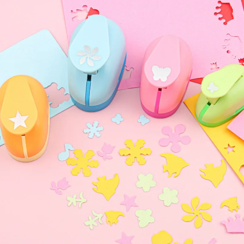 Flower Furador 5*3*4.5cm Diy Paper Cut Eva Foam Maker Puncher Scrapbooking Labor Saving for Kid Hole Punch Embossing