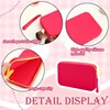 Square Silicone Storage Bag, Portable Travel Cosmetics and Toiletries Bag, Multifunctional Waterproof Cosmetic Bag with Zipper 5