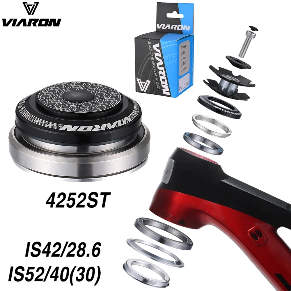 

Подшипник для горного и дорожного велосипеда, гарнитура 42 мм, 52 мм, CNC 1 1/8-1 1/2 дюйма, коническая/прямая трубка, вилка, встроенный угловой контактный подшипник 4252ST