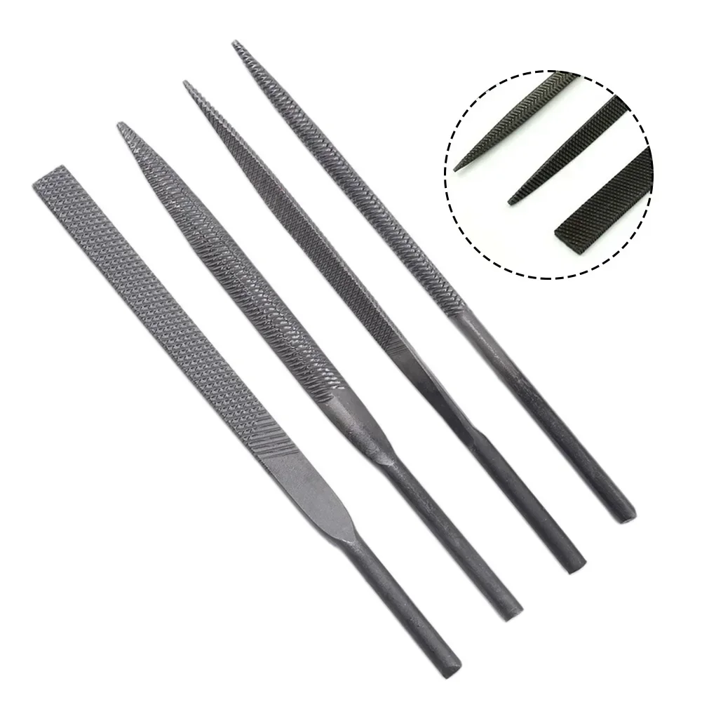 4pcs Pneumatic File Blades Air File 5&times;125mm Small Air Saw Accessories Small Saw Hand Carving Tools ﻿