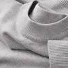 New Mens Casual Mock Turtleneck Sweaters Long Sleeve Thermal Pullover Autumn Basic Lightweight Streetwear Knitted Coat Tops 5