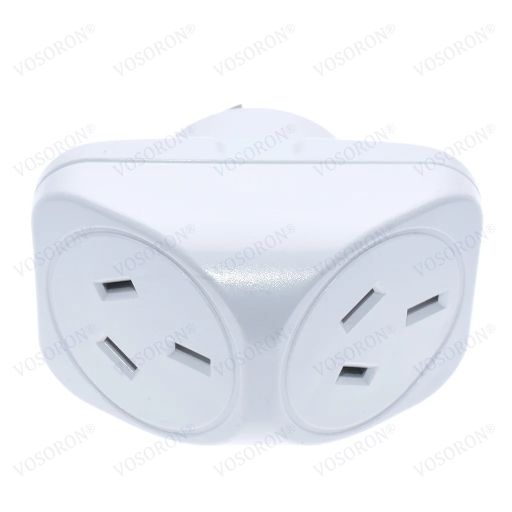 Australia Wall Socket Extension Outlet 1 to 2 Way AU Standard Socket Power Wall Strip China New Zealand Adapter