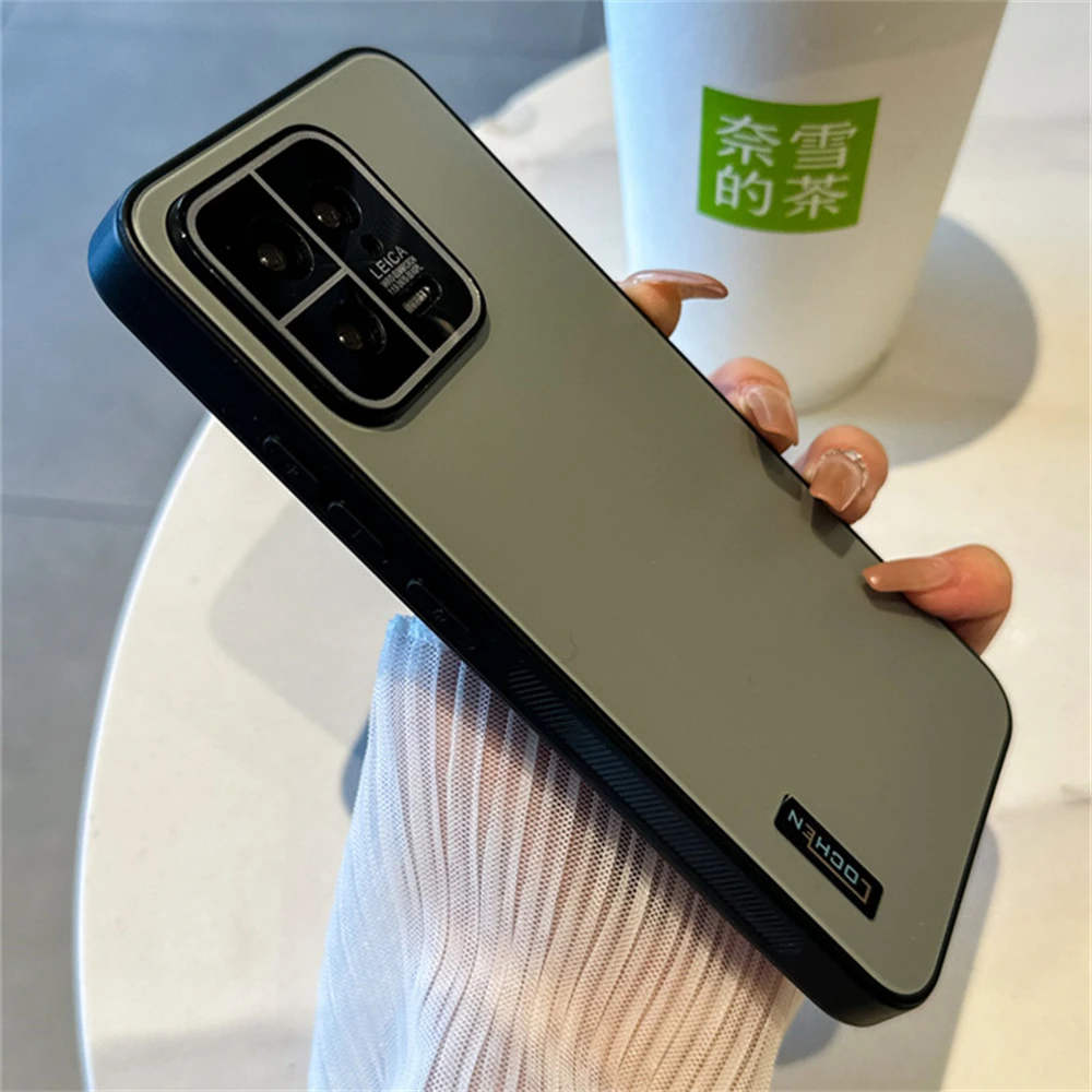 Luxury Matte Hybrid Glass Lens Camera Protection Case – Hard Armor Cover