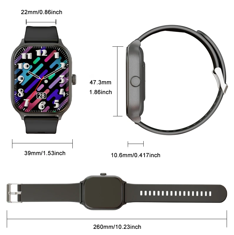 Full Touch Screen Smart Watch for iPhone Android