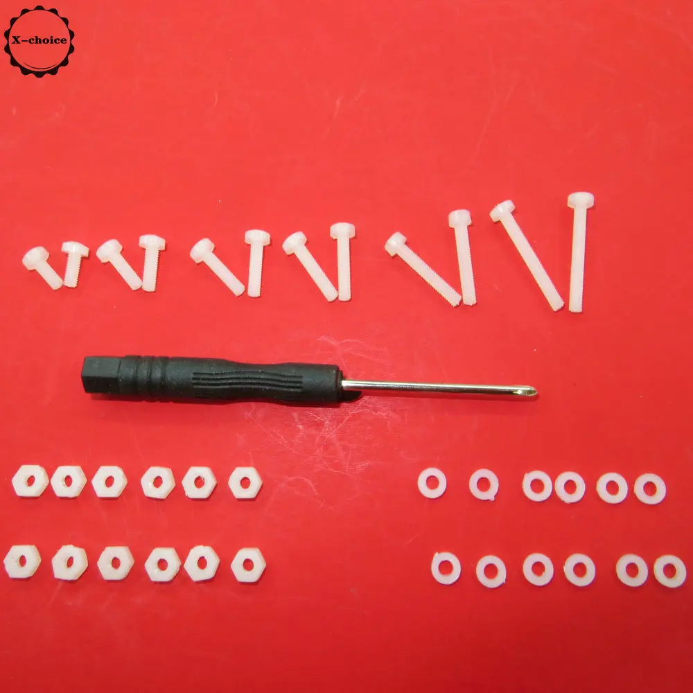 Thorens NON- Magnetic Nylon ULM Turntable Headshell Mounting Screw Set M2.5 6mm-20mm