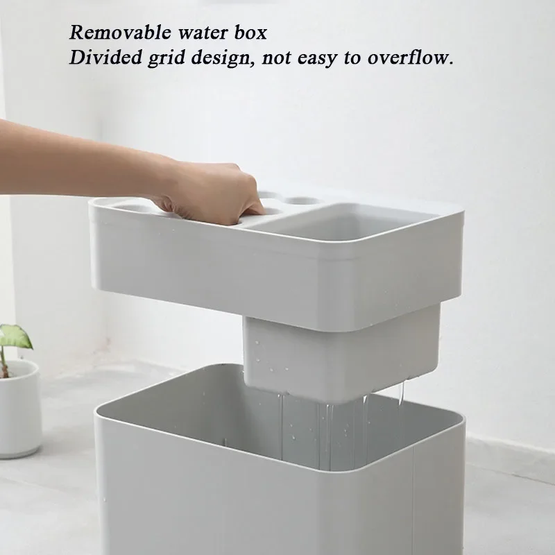 Multifunctional Umbrella Stand Plastic Floor-mounted Water-proof Large Capacity Long Short Umbrella Storage Box umbrella holder,umbrella storage rack