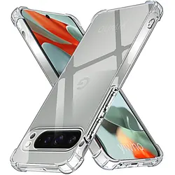 Crystal Clear Protective Phone Case - Soft TPU Transparent Back Cover - Pixel 7 Pro