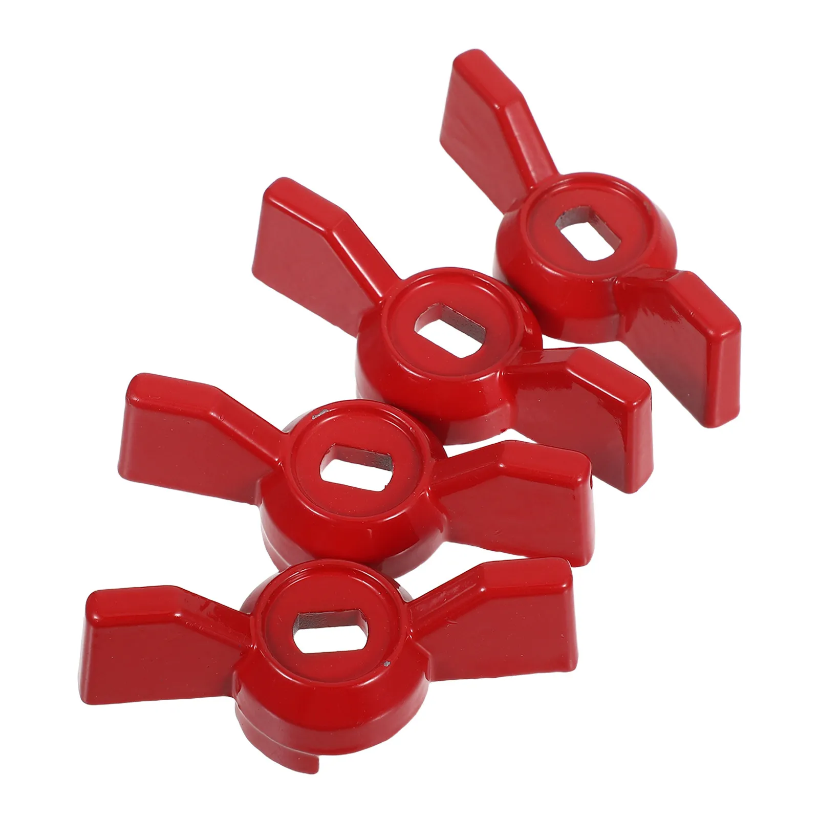 4Pcs 범용 밸브 핸들 볼 밸브 교체 버터플라이 셧 탭 야외 수도꼭지 가든 탭 6x10mm