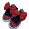 Dollbling Children's Canvas Shoes Handmade Halloween Custom Casual Flats Kids Lady Bug Crystal Girl Boys Red Chritmas Sneakers 4