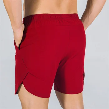 2024 NEW Fitness Men Gyms Shorts Workout Male Breathable 2 In 1 Double-deck Quick Dry Sportswear Jogger Beach Shorts Men 6