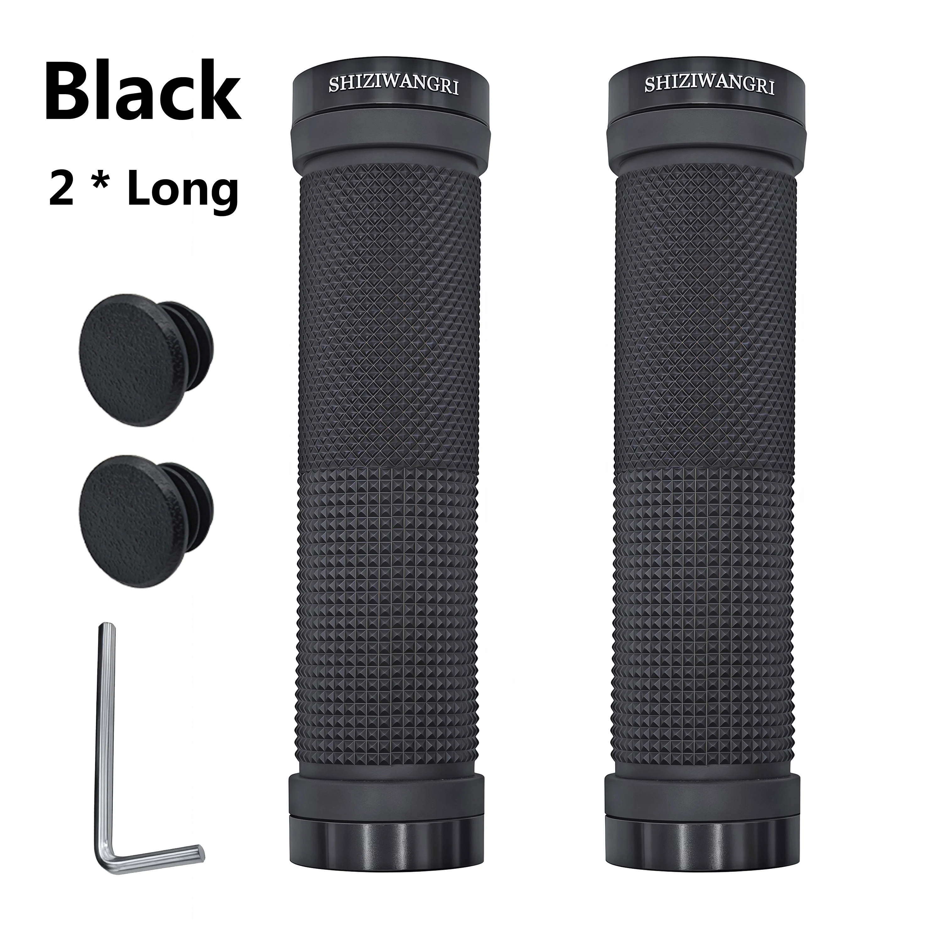 SHIZIWANGRI MTB Ergonomie Griffe Fahrrad Lange/Kurze Hohe Qualität Gummi Lenker Anti-Skid Abdeckung Gummi Fahrrad Handschuhe Drehen griff – Detail 27