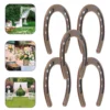 5 Pcs Horseshoe Hanging Decoration Celecbration Wedding Golden Sculptures Zinc Alloy Model 6