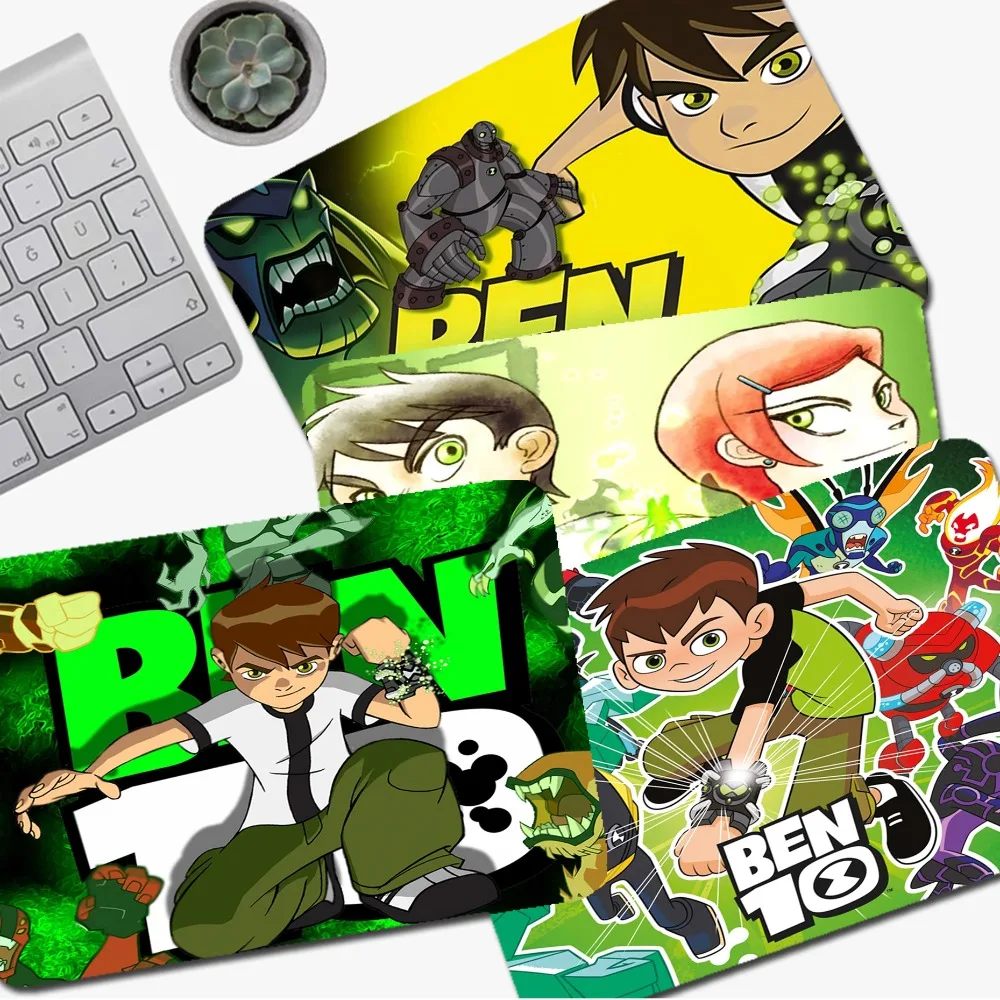 

B-Ben Cartoon 10 Mousepad Small Office Computer Desk Mat Table Keyboard Big Mouse Pad Laptop Cushion Non-slip Deskpad Home Decor