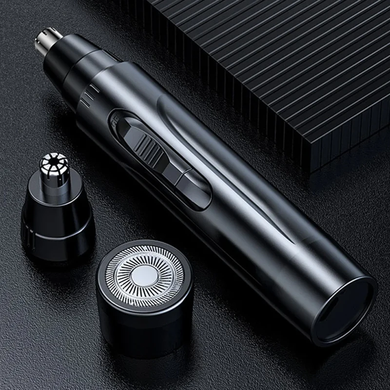 Black Electric Nose Hair Trimmer Pocket Ear and Nose Hair Trimmer Painless Nose Hair Trimmer Clipper ﻿For Men And Women 2