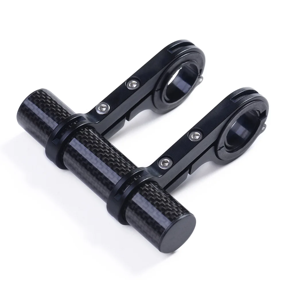 MTBBicycleDoubleHandlebar2RingExtendedMountLampSupport