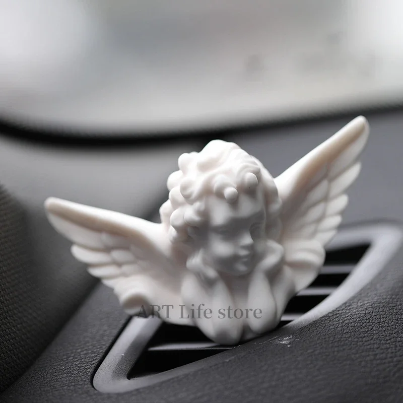 3D Little Angel Silicone Soap Mold DIY Cute Mermaid Aromatherapy Plaster Resin Crafts Crystal Cast Molds Home Decor Gift