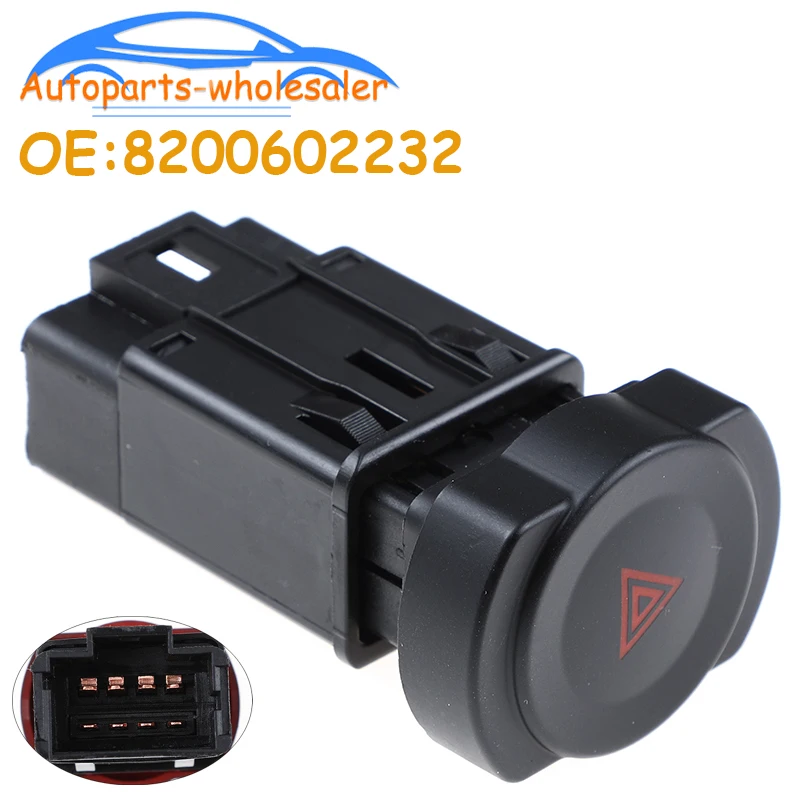 Car Emergency Hazard Warning Flash Light Single Button Switch 8200602232