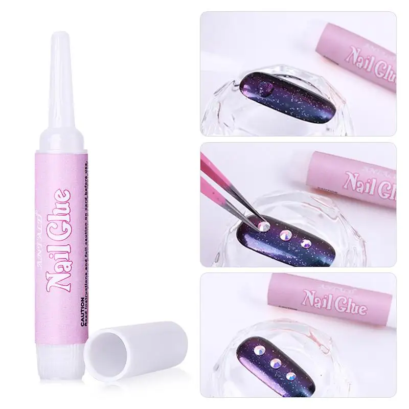 Nail Glue for Acrylic Nail Tips Fast-Dry Professional nail glue