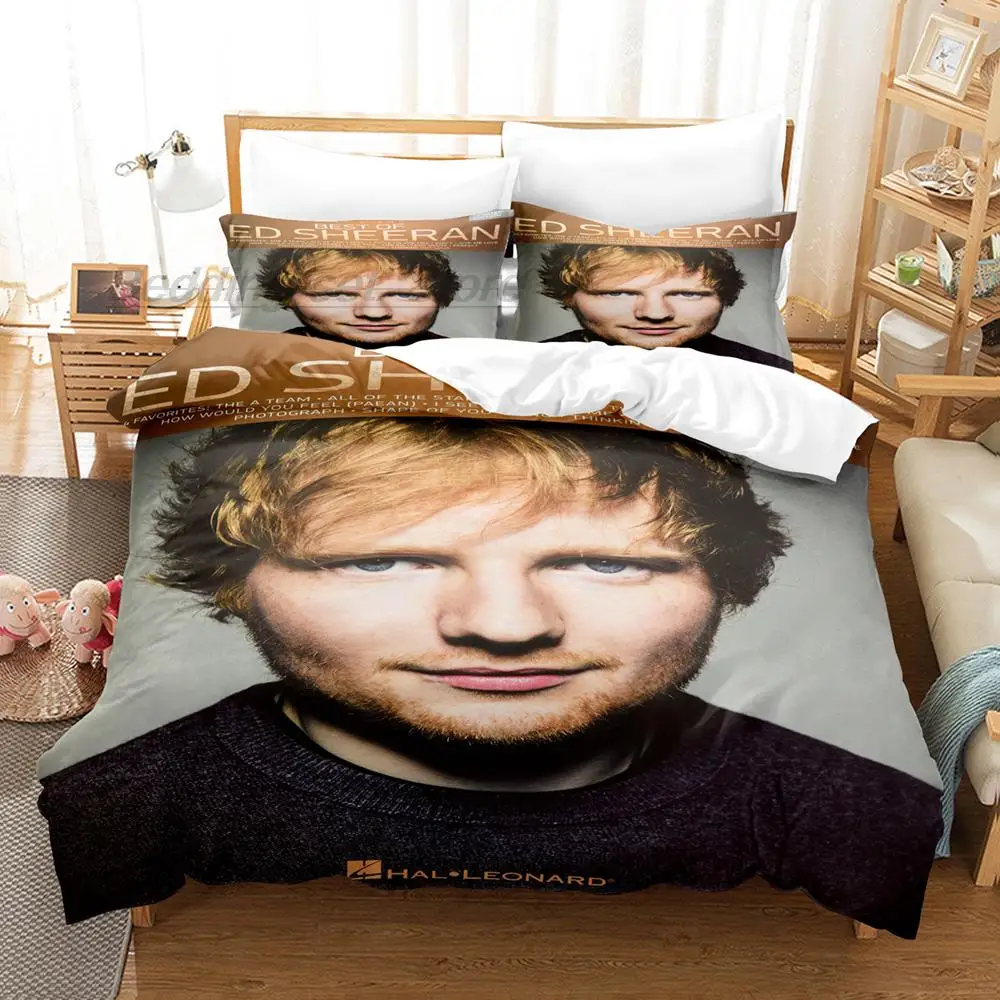 Ed Sheeran Bedding Set Single Twin Full Queen King Size Bed Set Aldult Kid Bedroom Duvetcover Sets 3D Print 2022 Fashion camas 3
