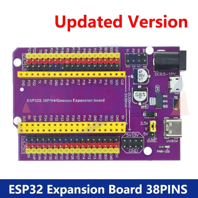 รูปสินค้า บอร์ดพัฒนา ESP32 Wi-Fi Bluetooth สำหรับโปรเจกต์ IoT