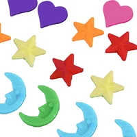 Perles décoratives pour roue de vélo, clips ronds 5