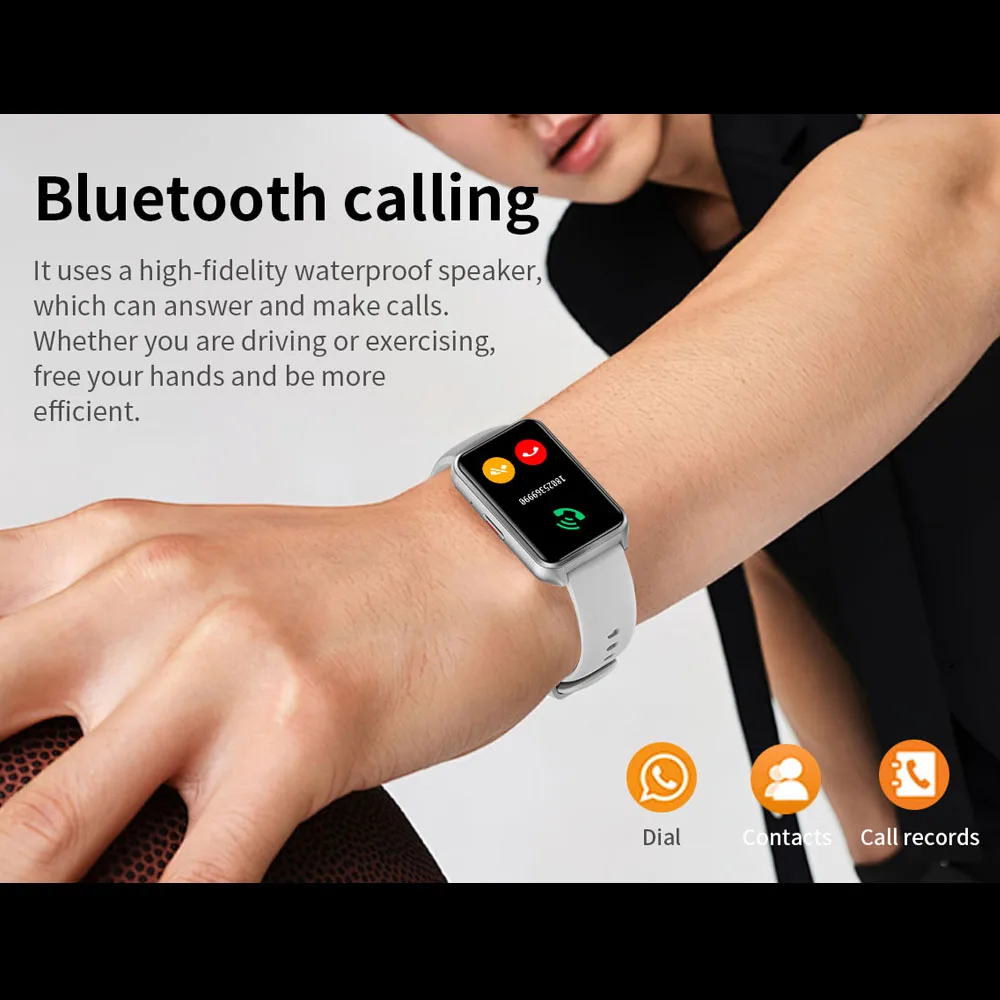 2024 New 1.57 inch Bluetooth Call Smart Watch Men Fitness Tracker Heart Rate Sports Bracelet Fashion Women Smartwatch For Xiaomi - Image 4