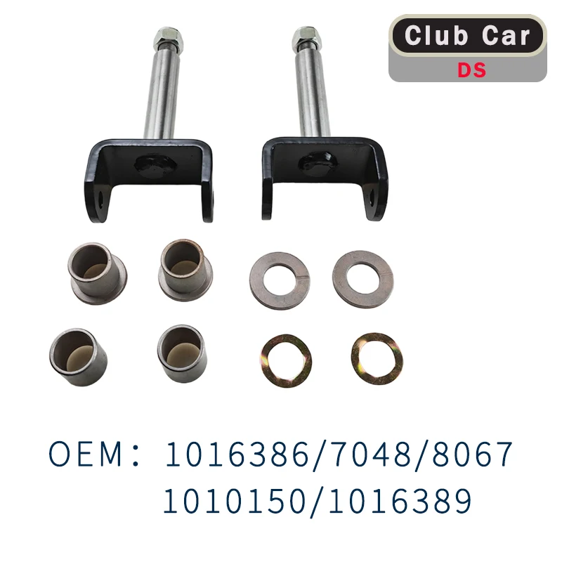 Front End King Pin Repair Kit For Club Car DS 1981-Up Golf Cart #1016386 #1010150 #1016389 #8067 #7048