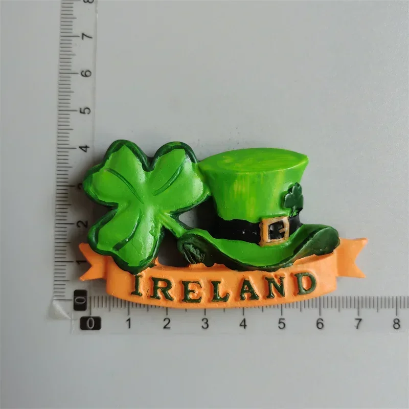 Ireland Fridge Magnets Cartoon Irish Dublin Belfast World Tourism Fridge Magnets Souvenir Refrigerator Magnets Home Decoration
